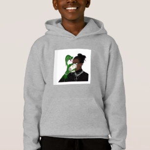 Grå Slatt Young Thug-tröja för pojkar och tonåring T Shirt