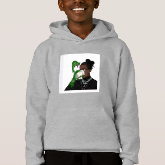 Grå Slatt Young Thug-tröja för pojkar och tonåring T Shirt