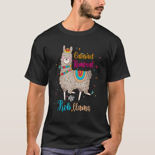 Grå Starr Operation Inga Problem Ögonkirurgi Återh T Shirt (Framsida)