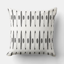 Grå Svart Retrofuturism Designer Retro Modern 60-t