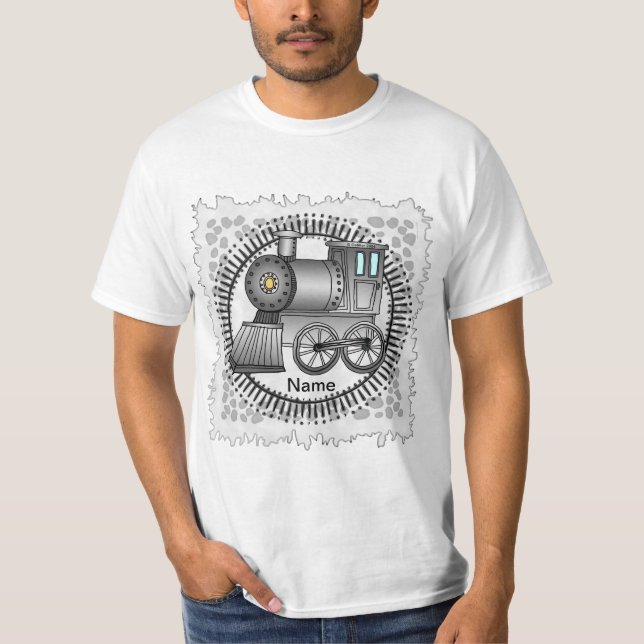 Grå Tåg t-shirt (Framsida)