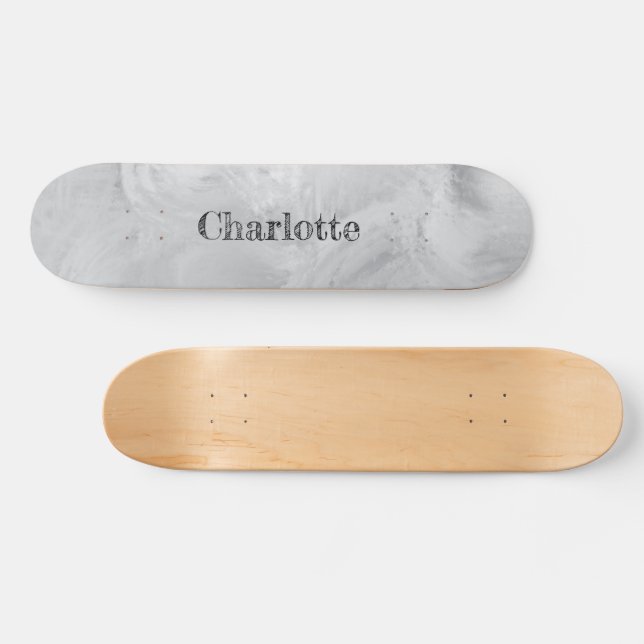 Grå tvätt mini skateboard bräda 18,5 cm (Horz)
