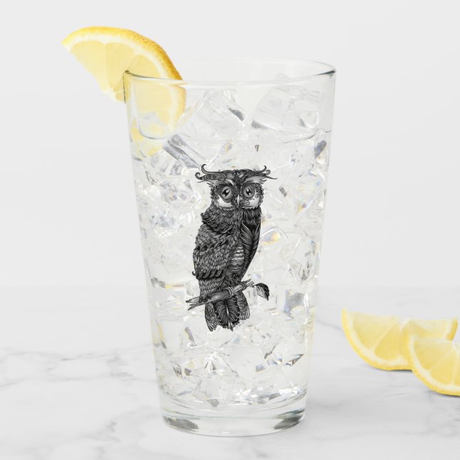 Grå Uggla Glaskopp (Framsida Ice)
