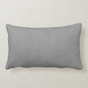 Grå Ultrasuede Look Lumbarkudde