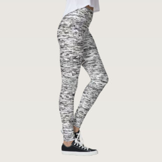 Grå Vågor Leggings