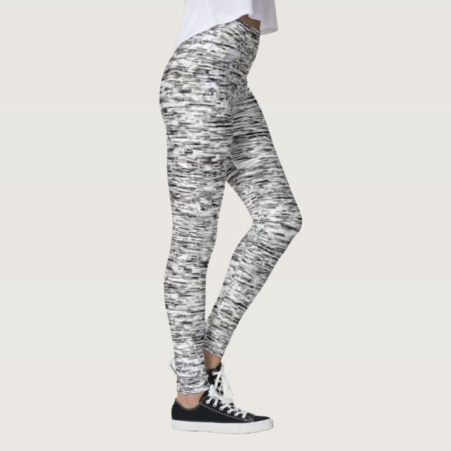 Grå Vågor  Leggings (Höger)