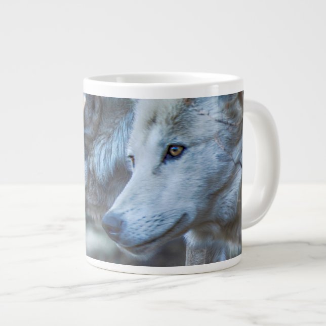 Grå Varg SENTRYVargar Jumbo Mugg (Framsida höger)