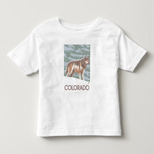 Grå varg StandingColorado Tröja