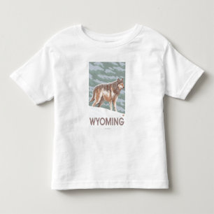 Grå varg StandingWyoming Tröja
