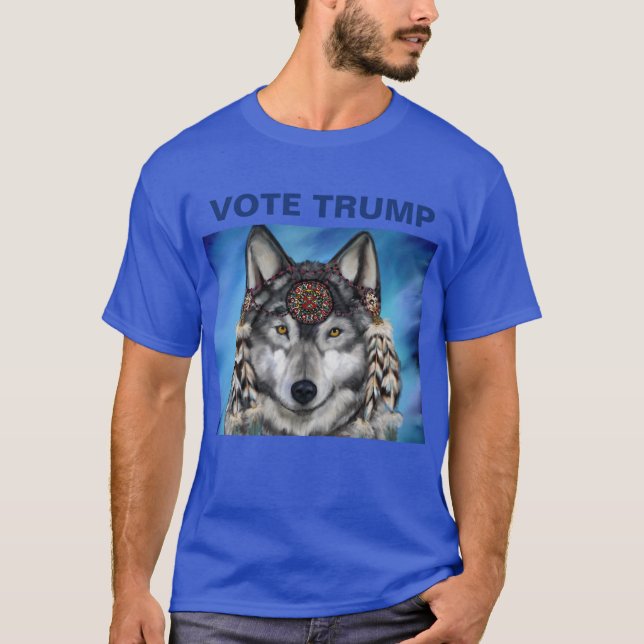 Grå Varg T-Shirt (Framsida)