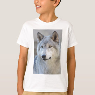Grå vargCloseup T Shirt