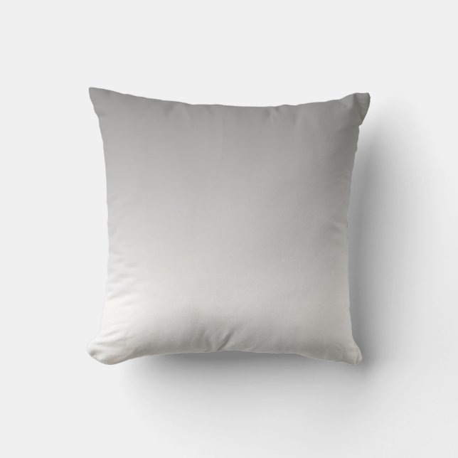 Grå Vit Minimalism Kudd Kastar Kudde (Framsida)