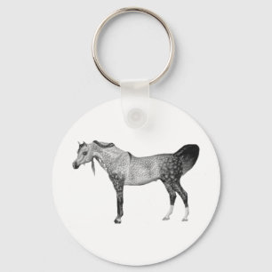 Gråa arabiska Keychain Nyckelring
