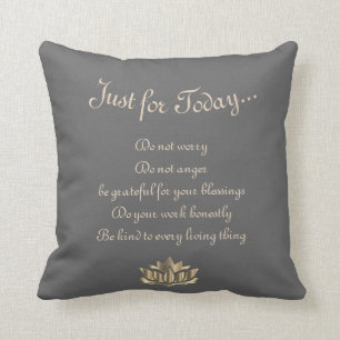 Gråa grå färgReiki principer Kudde