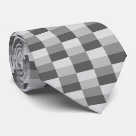 Gråa nyansfärgblock slips