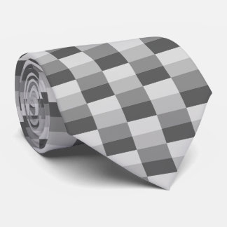 Gråa nyansfärgblock slips