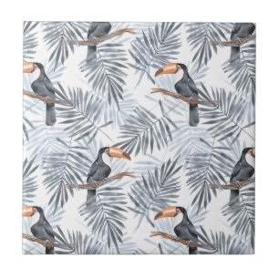 Gråa Toucan Kakelplatta