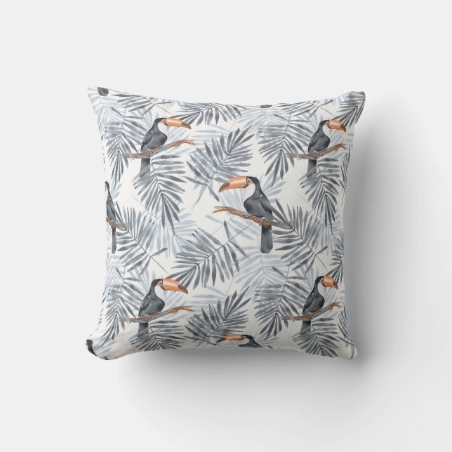 Gråa Toucan Kudde (Framsida)