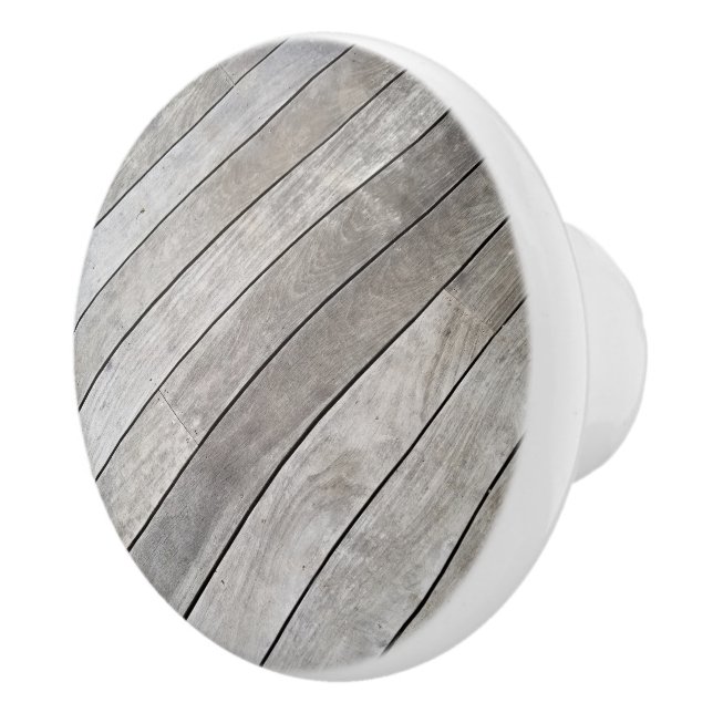 Gråa trätrallbrädor knopp (Höger)