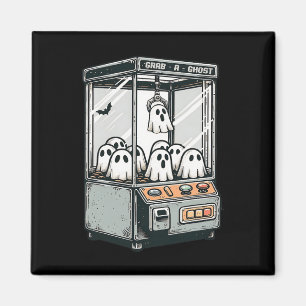Grab A Ghost Klo Maskin Arcade Funny Halloween K Magnet