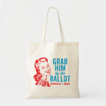 Grab Him från Ballot - Kamala Harris Tote Bag