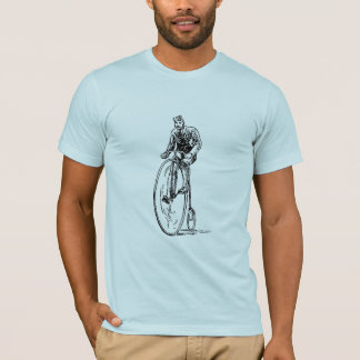 Grabb för cykel för encentmyntfarthingcykel t shirt