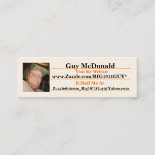 Grabb - Zazzle.com/Big1011Guy* visitkort