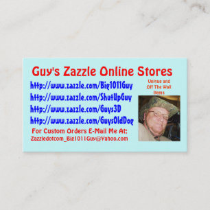 Grabb Zazzle visitkort