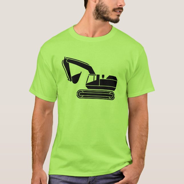 Grabbar Digger Driver Tshirt Tröja (Framsida)