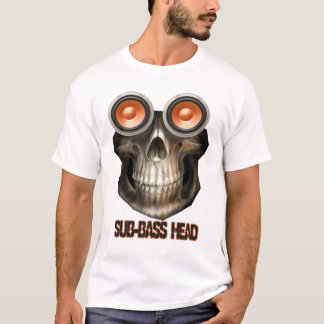 grabbar eller flickadet underbas- huvudet DUBSTEP Tee Shirt