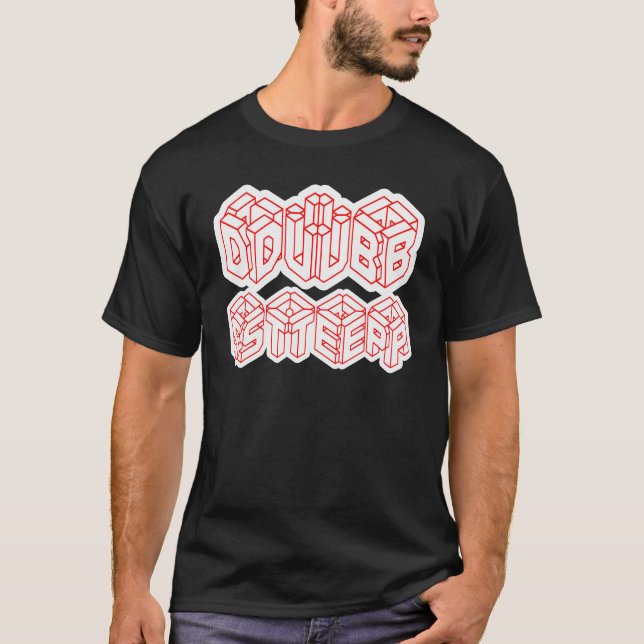 grabbar kyler Dubstep 3D manar musik EDM D för Tee (Framsida)