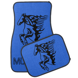 Grabber Blue Pony Horse Stallion Steed Line Art Bilmatta