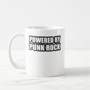 grabbflickor som DRIVAS AV PUNK rock musik Kaffemugg