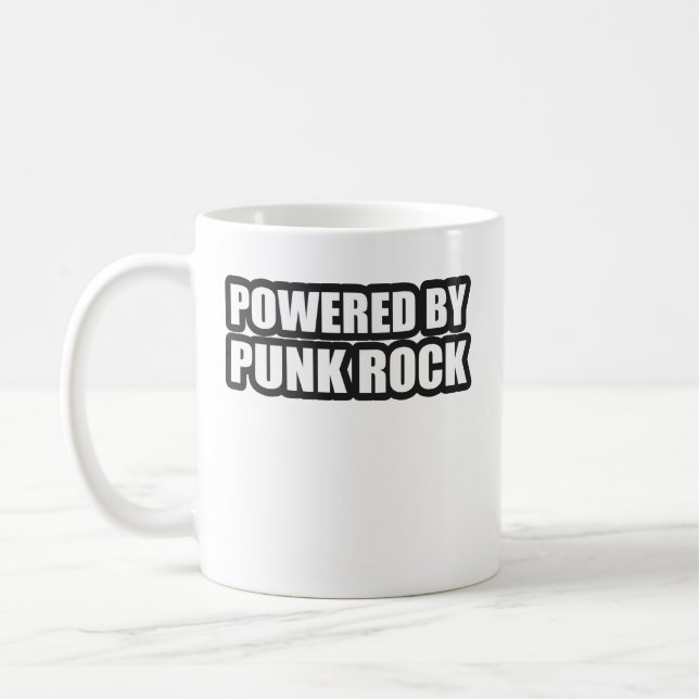 grabbflickor som DRIVAS AV PUNK rock musik Kaffemugg (Vänster)