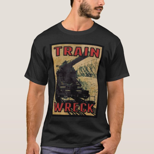 GrabbTrainWreck SOS skjorta Tee (Framsida)