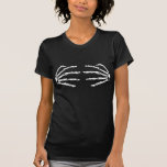 GRABBY HÄNDER HALLOWEEN T-SHIRT<br><div class="desc">Skelettsköldpadda händer happy halloween</div>