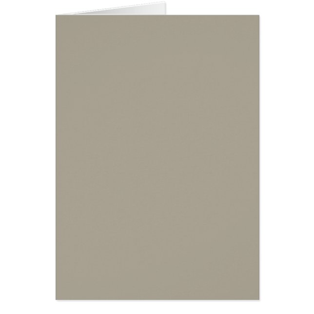 Gråbeige Hälsningskort (Framsidan)
