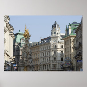 Graben, Wien, Österrike Poster