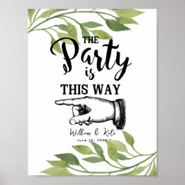 Gråbladig lövning PÅ DET HÄR SÄTTET ATT FINGER PÅP Poster