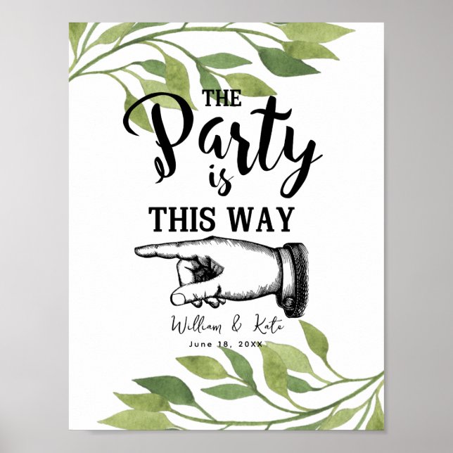 Gråbladig lövning PÅ DET HÄR SÄTTET ATT FINGER PÅP Poster (Framsidan)