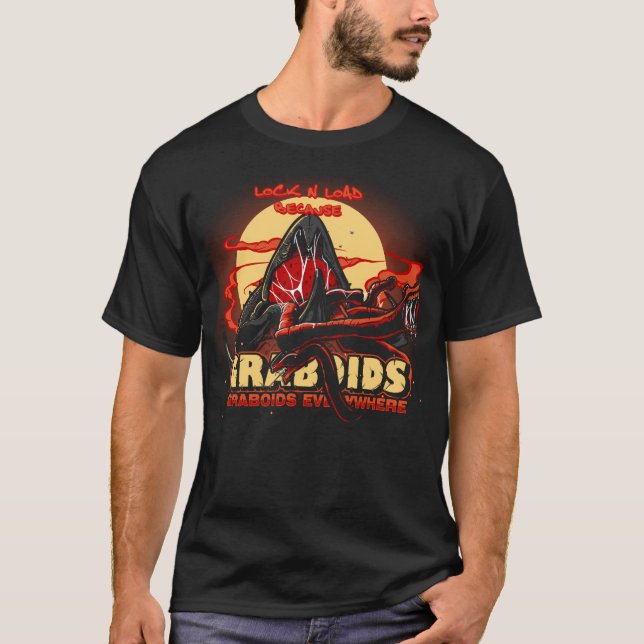 Graboider överallt t shirt (Framsida)