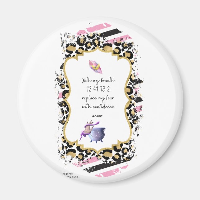 Grabovoi Numres for Freedom from Fear Magnet (Framsidan)