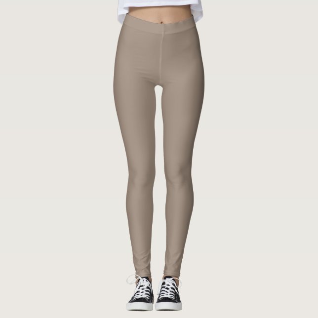 Gråbruna Leggings (Framsida)