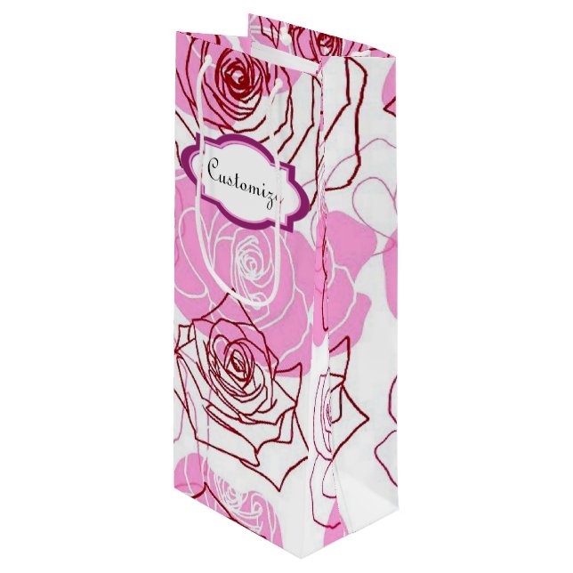 Grace & Apprecision Rosa ros Vin Gift Bag (Framsidan Vinklad)