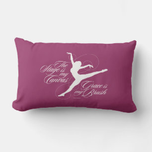 Grace är min pensel (dance) Lumbar Pillow Lumbarkudde