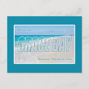 Grace Bay Beach, Turks & Caicos Islands vykort
