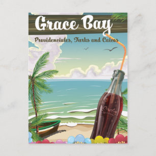 Grace Bay, Providenciales, Turks och Caicos Travel Vykort