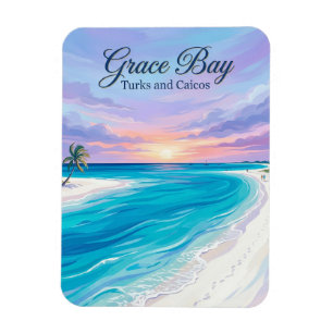 Grace Bay Turks- och Caicosöarna Magnet