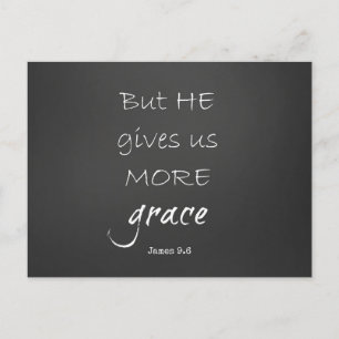 Grace Bible Verse Vykort