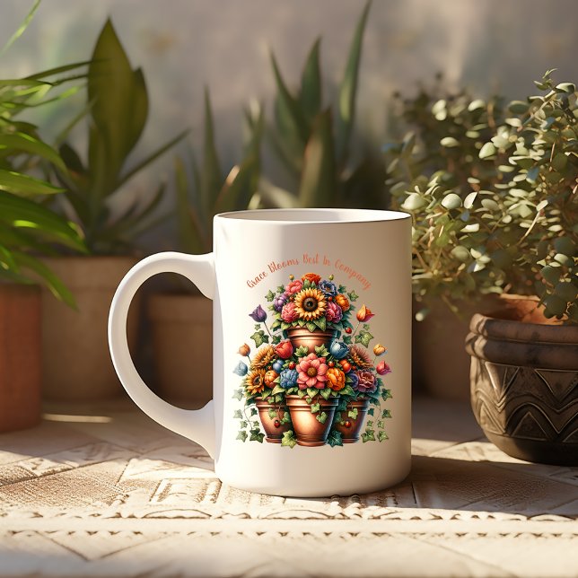Grace Blooms Best in Company Kaffemugg (Skapare uppladdad)